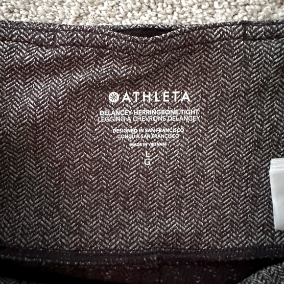 Athleta Delancey Herringbone Leggings (L) - Picture 5 of 11